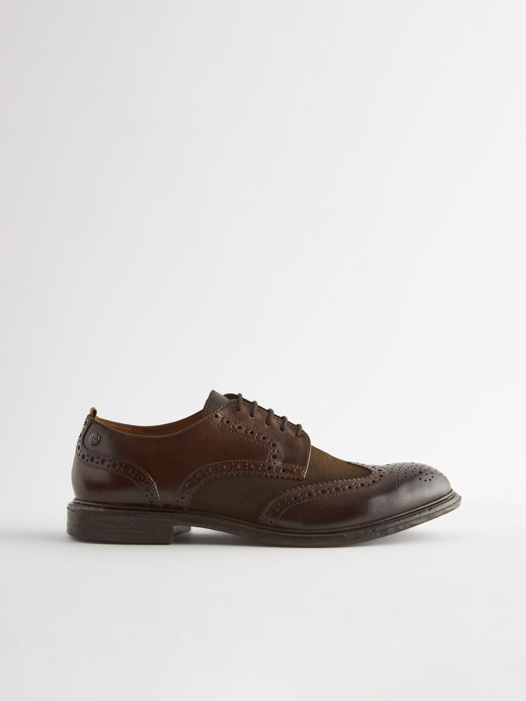 Brown Heritage Brogue Shoes - Image 2 of 6