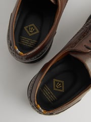 Brown Heritage Brogue Shoes - Image 5 of 6