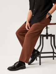 Black Leather Gloss Derby Shoes - Image 1 of 7