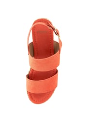 Novo Orange Wide Fit Sadie Espadrille Double Strap Sandals - Image 5 of 6