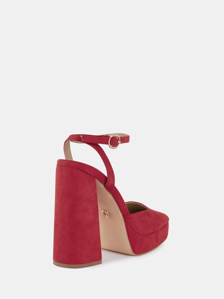 Novo Red Regular Fit ILIKA Close Toe Platform Courts - Image 6 of 6