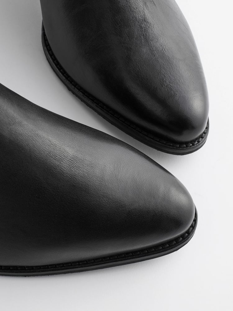 Black Regular/Wide Fit Forever Comfort® Stitched Detail Ankle Western/Cowboy Boots - Image 8 of 8