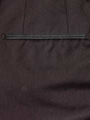 Burgundy Red Regular Tuxedo Suit Trousers - Image 9 of 10