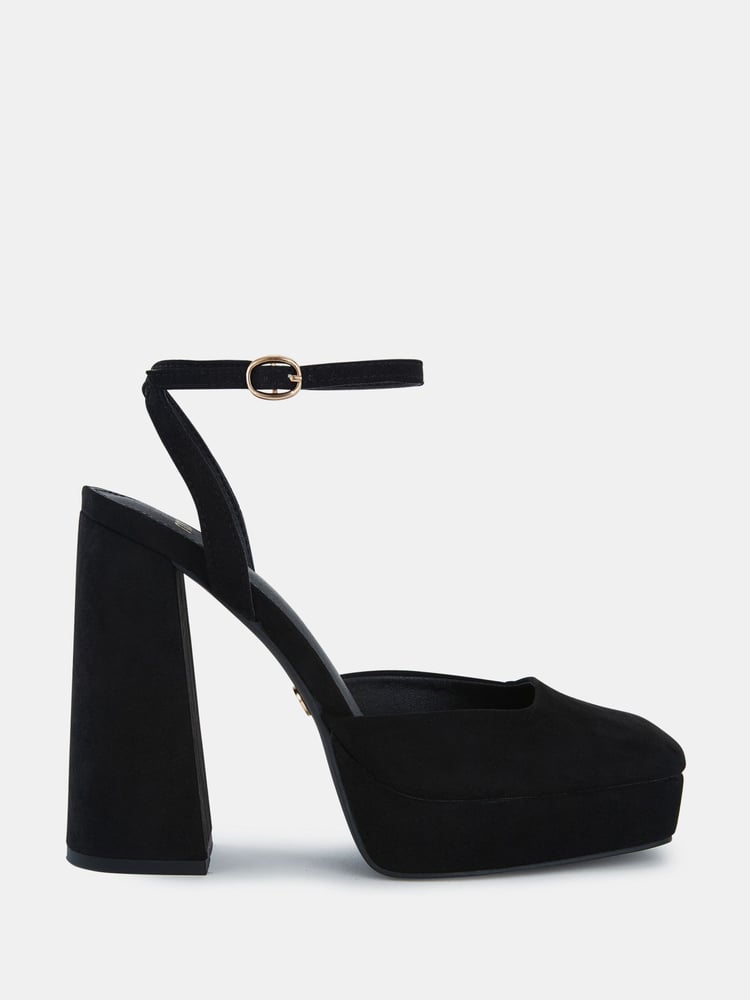 Novo Black Wide Fit ILIKA Close Toe Platform Courts - Image 2 of 6