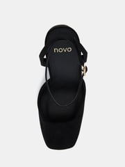 Novo Black Wide Fit ILIKA Close Toe Platform Courts - Image 5 of 6