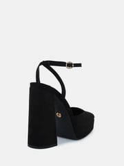 Novo Black Wide Fit ILIKA Close Toe Platform Courts - Image 6 of 6