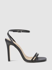 Novo Black Wide Fit McKenna Strappy Heeled Sandals - Image 2 of 4