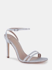 Novo Silver Wide Fit McKenna Strappy Heeled Sandals - Image 3 of 6