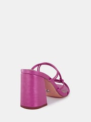 Novo Pink Regular Fit Luckie Block Heel Mules - Image 6 of 6