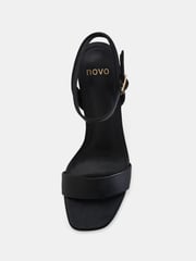 Novo Black Novo Martinez Regular Fit Block Heel Sandals - Image 6 of 6