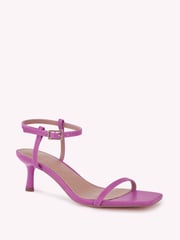 Novo Pink Regular Fit Undercover Low Heel Two Part Sandals - Image 3 of 6