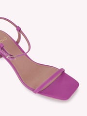 Novo Pink Regular Fit Undercover Low Heel Two Part Sandals - Image 4 of 6