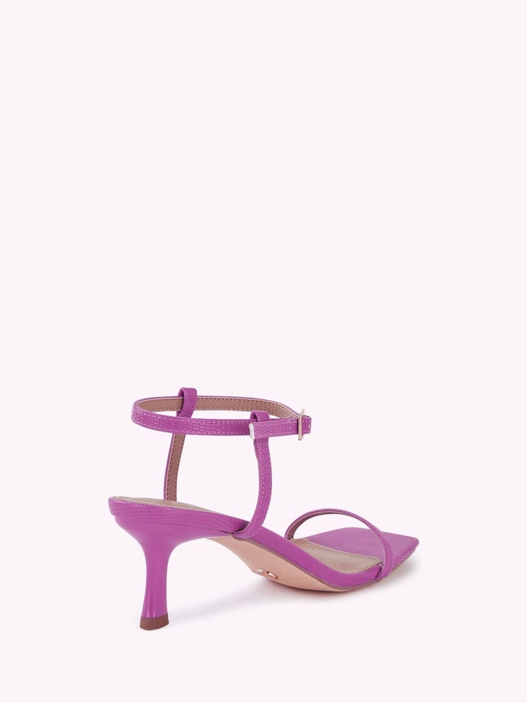Novo Pink Regular Fit Undercover Low Heel Two Part Sandals - Image 6 of 6