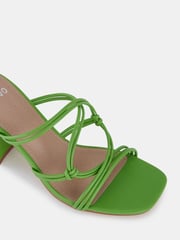 Novo Green Standard Fit Luckie Block Heel Mules - Image 4 of 5