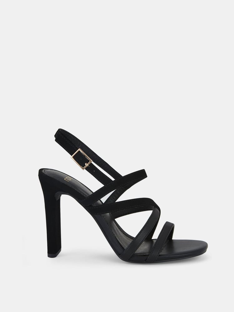 Novo Black Standard Fit Mimosa Strappy Block Heels - Image 2 of 6