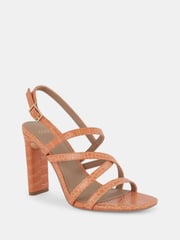 Novo Orange Standard Fit Mimosa Strappy Block Heels - Image 3 of 6