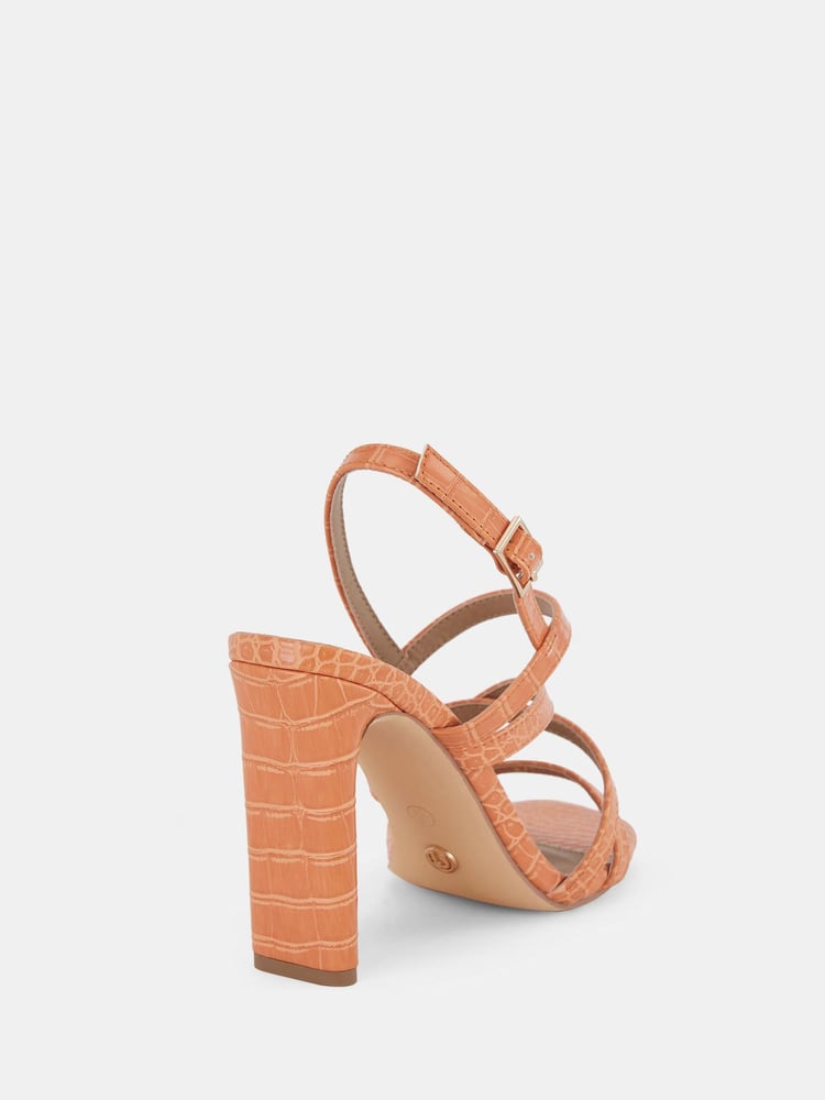 Novo Orange Standard Fit Mimosa Strappy Block Heels - Image 6 of 6 Novo Orange Standard Fit Mimosa Strappy Block Heels - Image 6 of 6