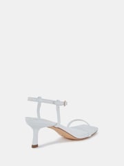 Novo White Regular Fit Undercover Low Heel Two Part Sandals - Image 4 of 6