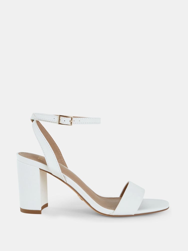 Novo White Novo Martinez Regular Fit Block Heel Sandals - Image 2 of 6 Novo White Novo Martinez Regular Fit Block Heel Sandals - Image 2 of 6