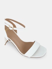 Novo White Novo Martinez Regular Fit Block Heel Sandals - Image 4 of 6