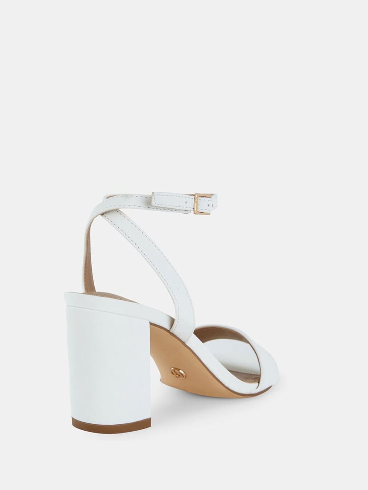 Novo White Novo Martinez Regular Fit Block Heel Sandals - Image 6 of 6 Novo White Novo Martinez Regular Fit Block Heel Sandals - Image 6 of 6