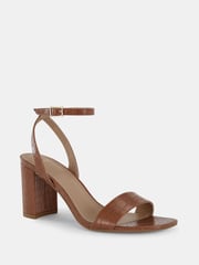 Novo Brown Novo Martinez Regular Fit Block Heel Sandals - Image 3 of 6
