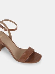 Novo Brown Novo Martinez Regular Fit Block Heel Sandals - Image 4 of 6
