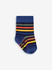 JoJo Maman Bébé Navy 3-Pack Dinosaur Socks - Image 4 of 4