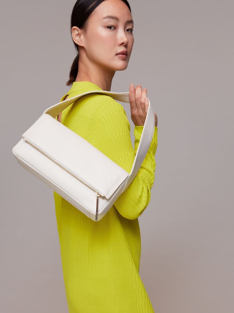 Whistles White Bibi Shoulder Bag - Image 1 of 4