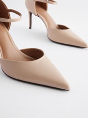Camel Forever Comfort® Leather Point Toe Mary Jane Heels - Image 5 of 7