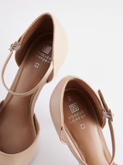 Camel Forever Comfort® Leather Point Toe Mary Jane Heels - Image 7 of 7