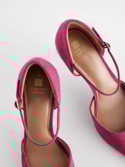 Pink Forever Comfort® Leather Point Toe Mary Jane Heels - Image 10 of 10