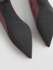 Burgundy Standard/Wide Fit Forever Comfort® Kitten Heel Court Shoes - Image 7 of 7