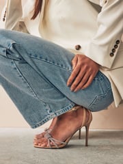 Nude Forever Comfort® Jewel Knot Sandals - Image 1 of 9