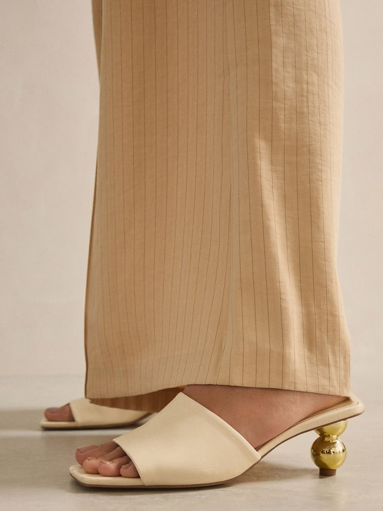 Bone Forever Comfort Square Toe Bubble Heel Mules - Image 1 of 10