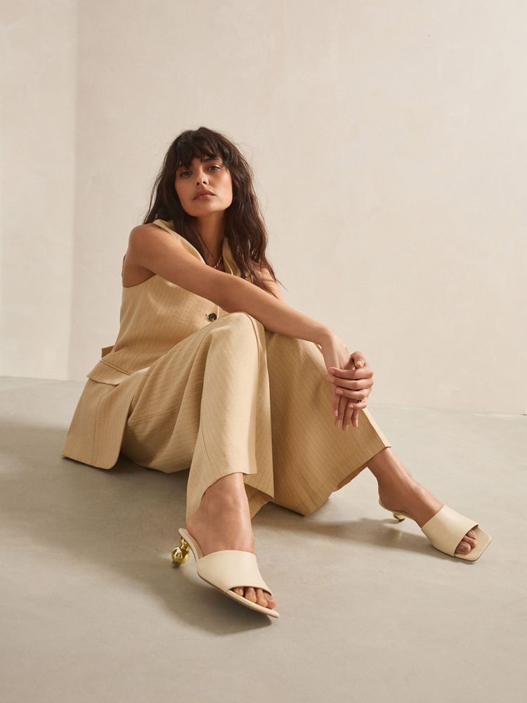 Bone Forever Comfort Square Toe Bubble Heel Mules - Image 2 of 10