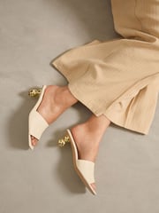 Bone Forever Comfort Square Toe Bubble Heel Mules - Image 4 of 10