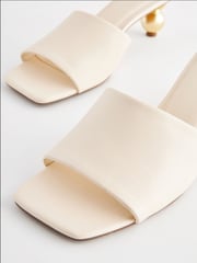 Bone Forever Comfort Square Toe Bubble Heel Mules - Image 8 of 10