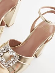 Gold Forever Comfort® Jewel Platform Sandals - Image 10 of 10