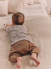 Neutral Baby Animal Print 100% Cotton Leggings 2 Pack (0mths-2yrs) - Image 2 of 13