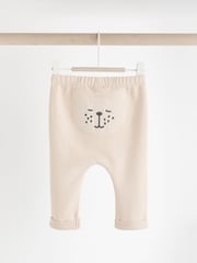 Neutral Baby Animal Print 100% Cotton Leggings 2 Pack (0mths-2yrs) - Image 6 of 13