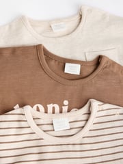 Neutral Milk Club Baby Jersey Long Sleeve T-Shirts 3 Pack (0mths-2yrs) - Image 11 of 14