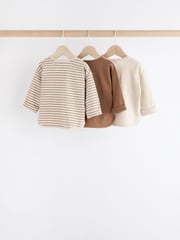 Neutral Milk Club Baby Jersey Long Sleeve T-Shirts 3 Pack (0mths-2yrs) - Image 5 of 14