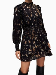 AllSaints Black Tulia Ronnie Dress - Image 5 of 10
