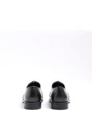 River Island Black Leather Lace Up Brogue Derby Shoes - Image 6 of 6