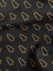 Black/Gold Tree Christmas Printed Long Sleeve Shirt - Image 9 of 9