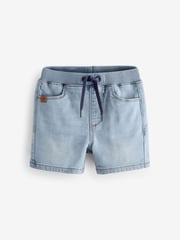 Bleach/Dark Wash Jersey Denim Pull On Shorts 2 Pack (3mths-7yrs) - Image 2 of 5
