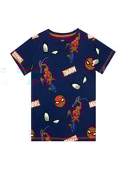 Character Red 100% Cotton Spider-Man 2 Multipack Short Sleeve T-Shirt - Image 3 of 5