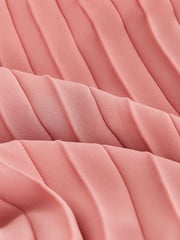 Coral Pink Premium Bead Detail Maxi Dress - Image 4 of 4