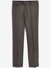 Slim Fit Joules Wool/Linen Suit: Trousers - Image 3 of 5